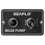 Tableau de commande LED électrique pour pompe de cale + interrupteur - 83 x 51 mm